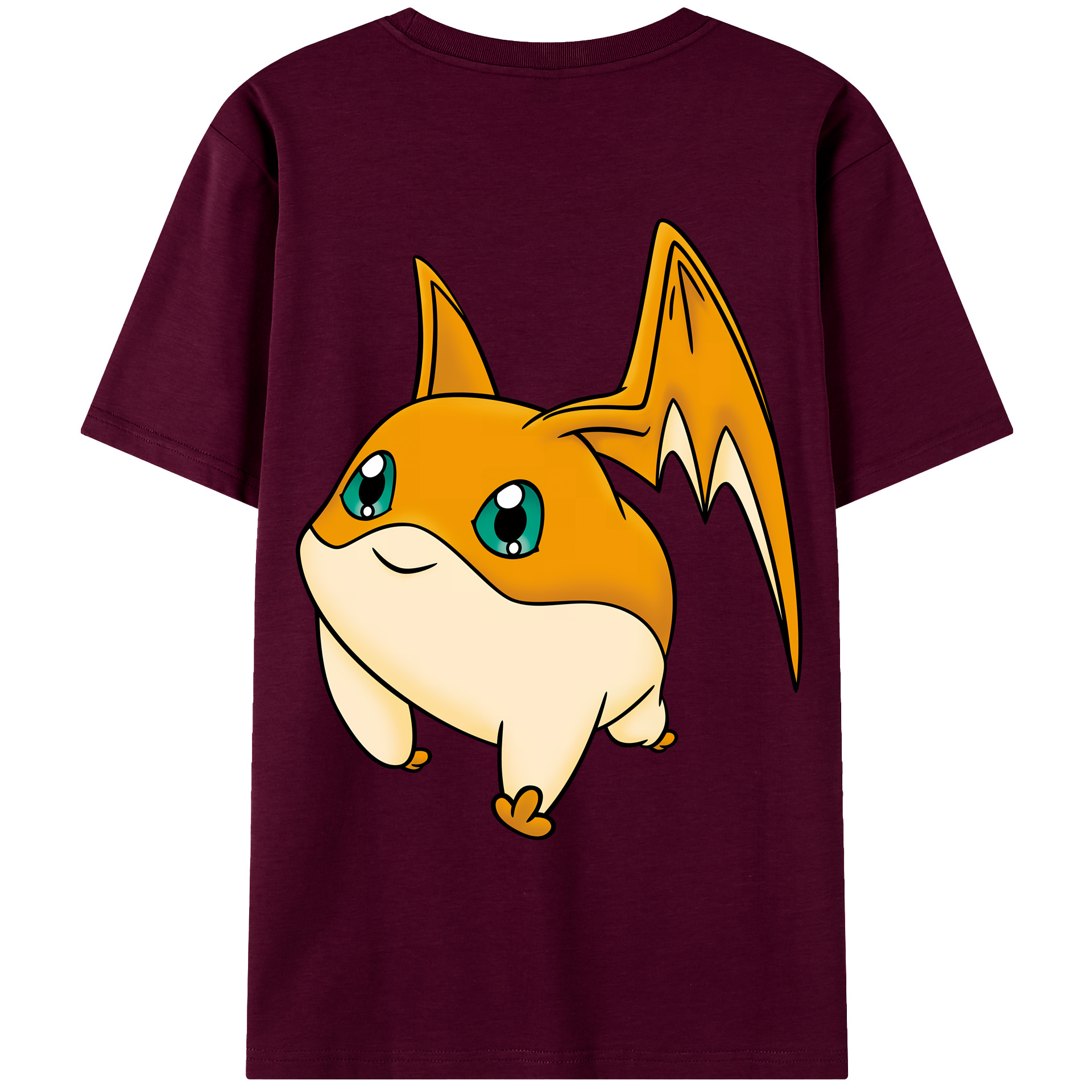 （画像用） Digimon デジタルモンスター/デジモン レディース半袖Tシャツ(バックプリント)